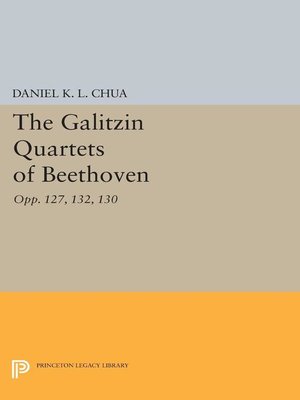 cover image of The Galitzin Quartets of Beethoven